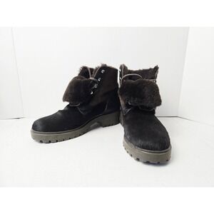 Alp Trend Womens fur boots sz 39 1/2 lined winter boots